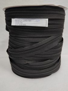 Taśma suwakowa 5, czarna 580, szpula